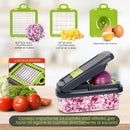 🥗 PICADORA MULTIFUNCIONAL 14 EN 1 🔥 Pica, corta y organiza en segundos + EBOOK GRATIS