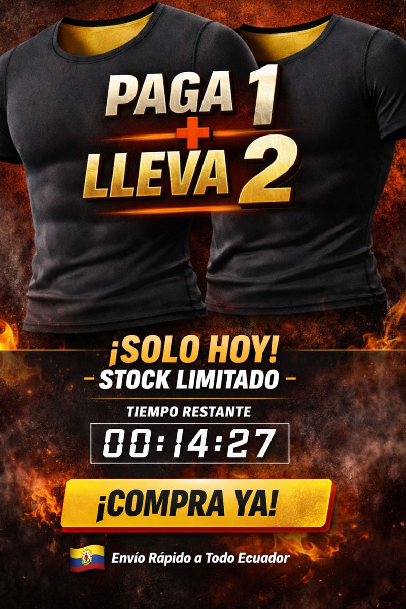 🔥 Camiseta Quemagrasa 360°